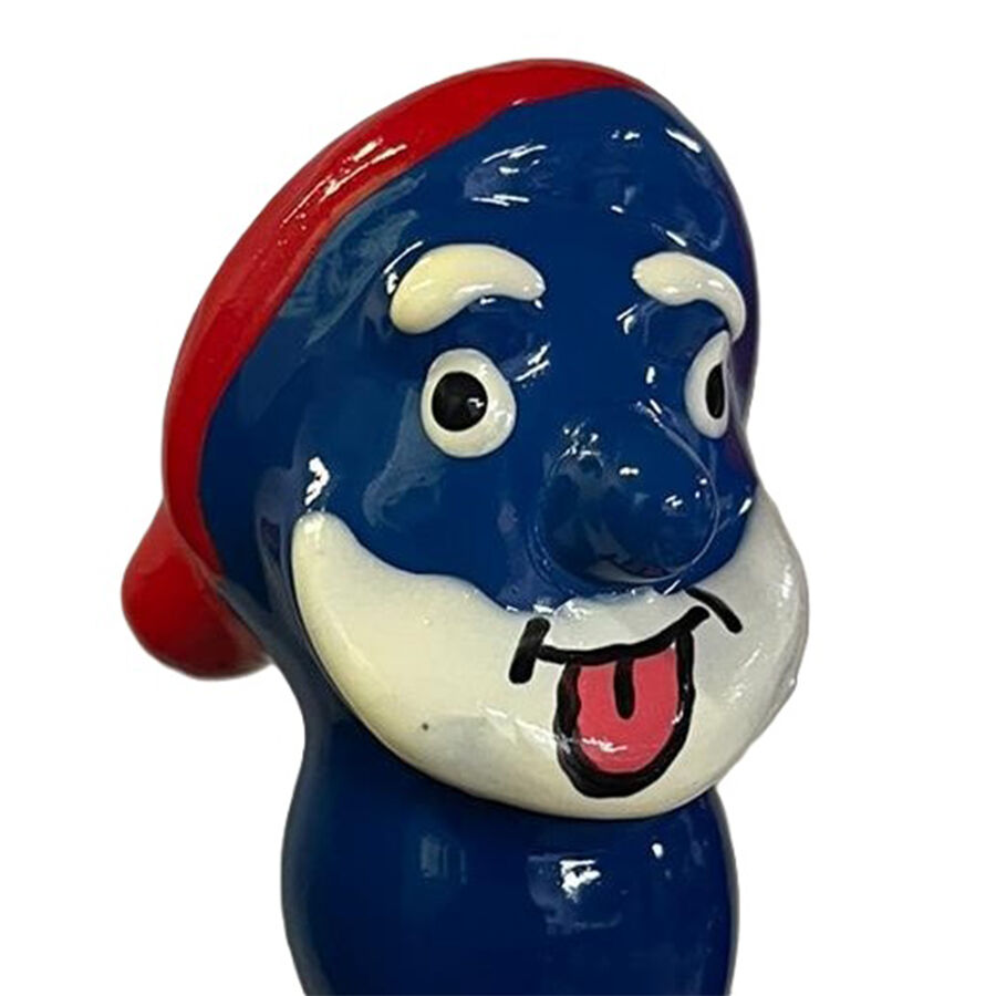 Préservatif fantaisie peint à la main Blue Grandpa — CONDOMERIE