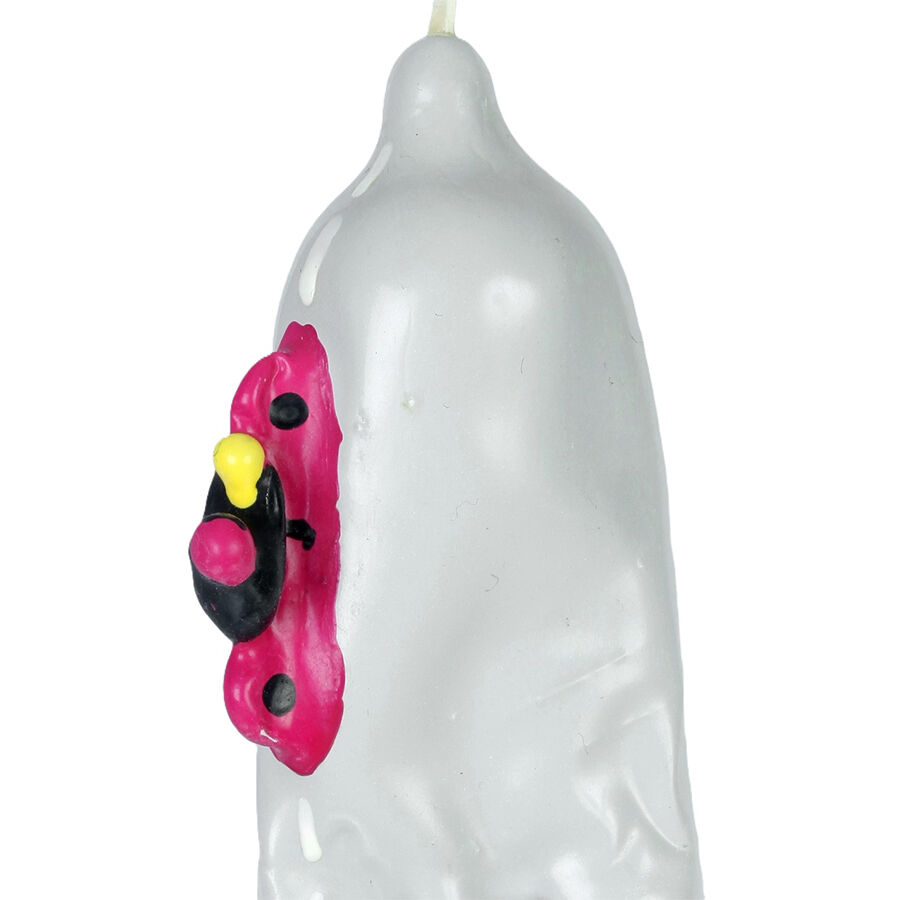 Préservatif fantaisie peint à la main moto XL — CONDOMERIE