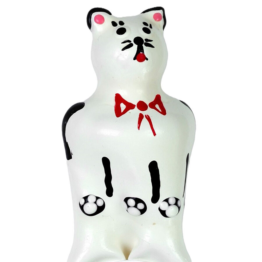 Préservatif fantaisie peint à la main modèle chat XL — CONDOMERIE