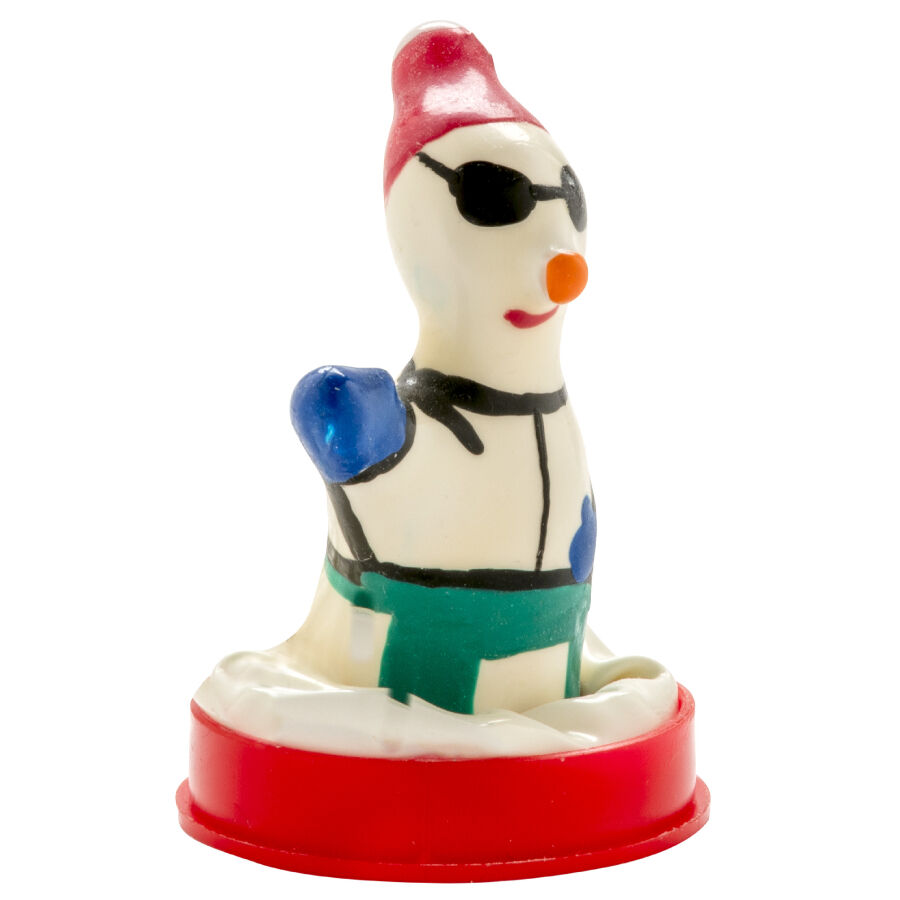 Handbemaltes Kunstkondom Snowboarder XL — CONDOMERIE