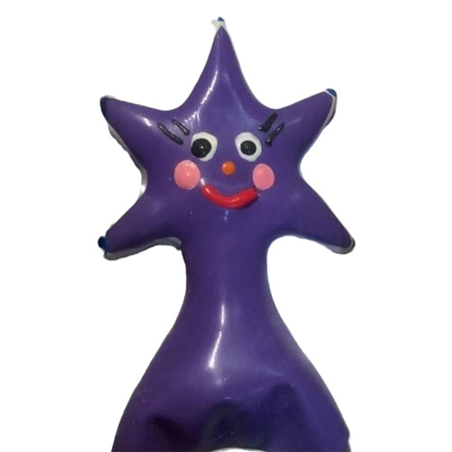 Préservatif fantaisie peint à la main Happy Star XL — CONDOMERIE