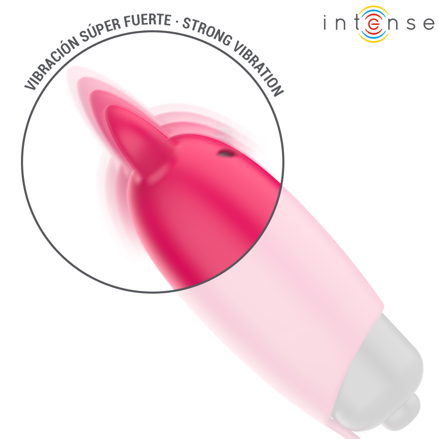 Balle vibrante écarlate à queue fourchue — INTENSE FUN TOYS