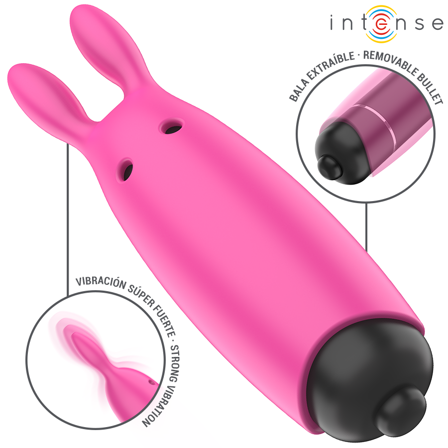 Bullet vibrant rose à ailettes — INTENSE FUN TOYS