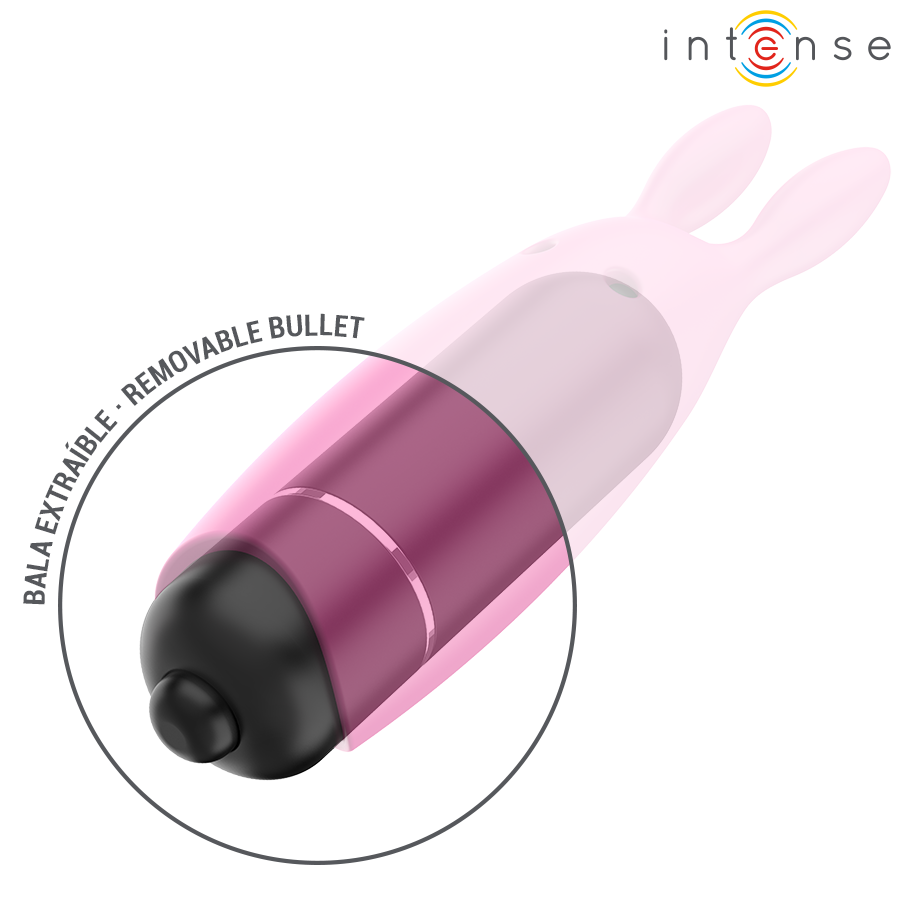Bullet vibrant rose à ailettes — INTENSE FUN TOYS