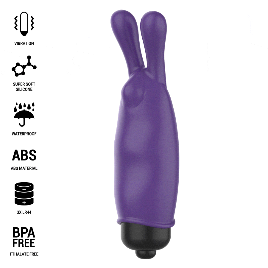 Balle vibrante lapin mystique violette — INTENSE FUN TOYS