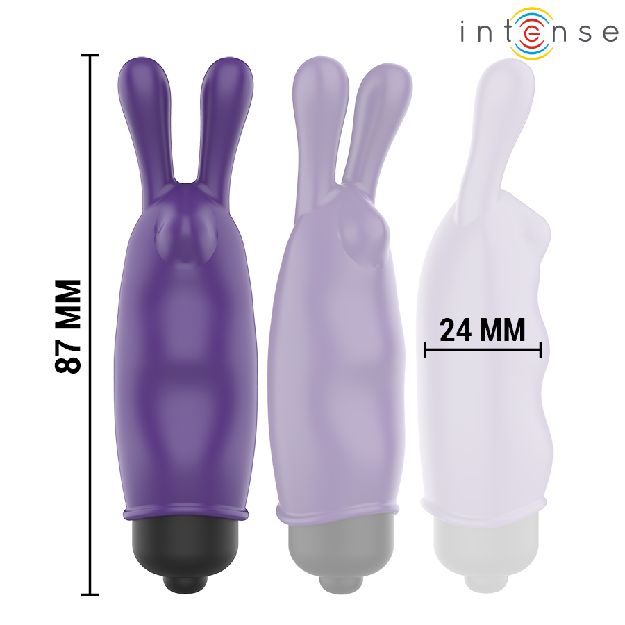 Balle vibrante lapin mystique violette — INTENSE FUN TOYS