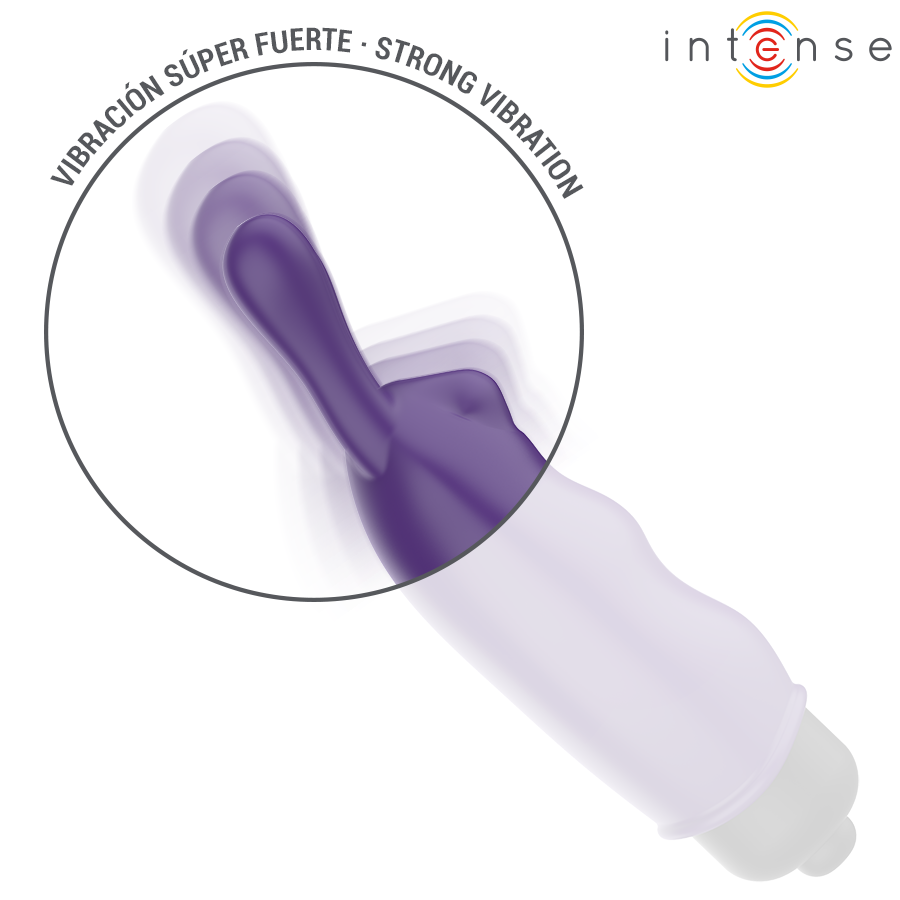 Balle vibrante lapin mystique violette — INTENSE FUN TOYS