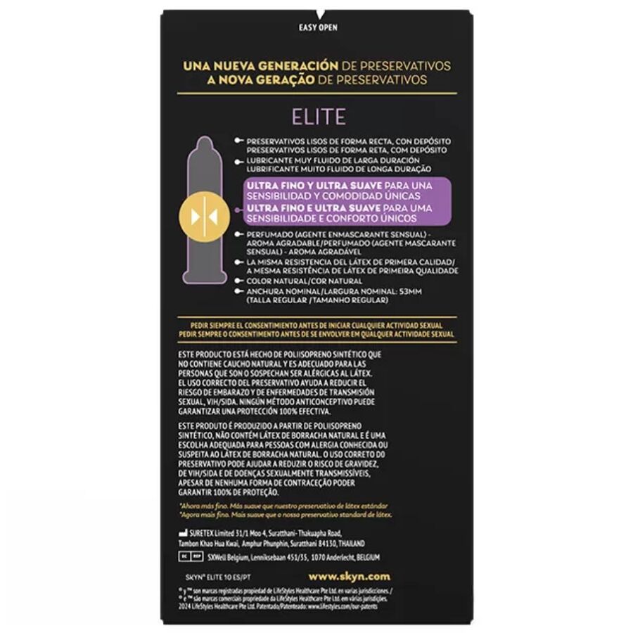 Préservatifs ultra-fins élite — SKYN