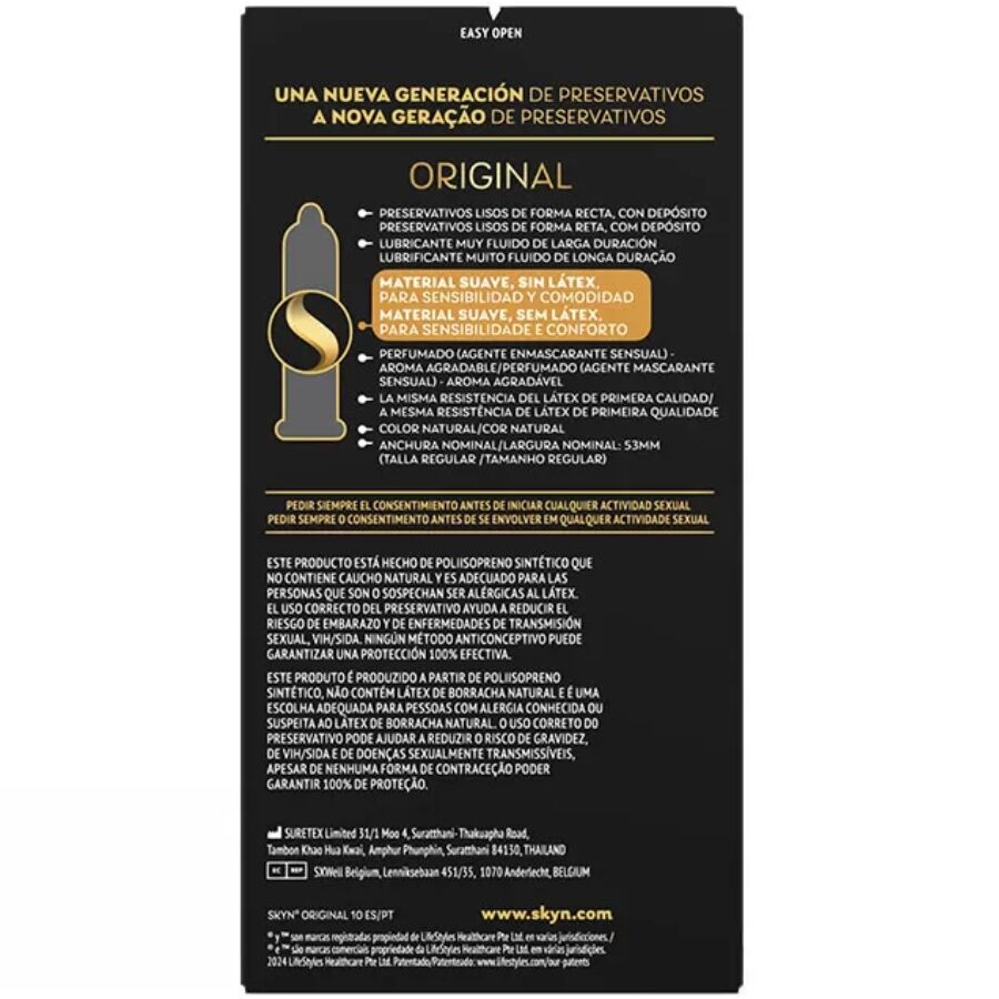 Préservatif original sensation naturelle — SKYN
