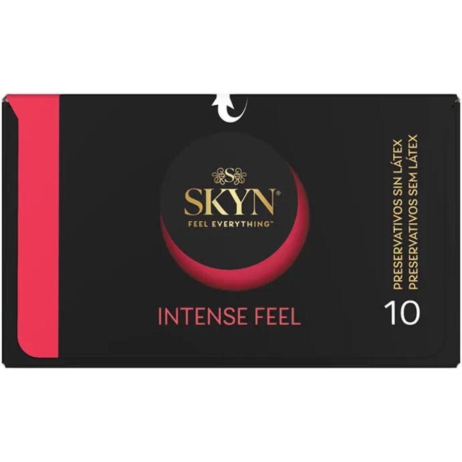 Préservatif texturé à sensation intense, design ondulé — SKYN