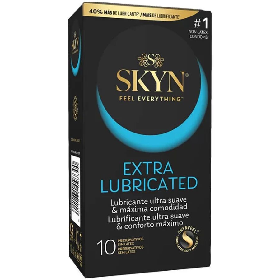 Préservatifs extra-lubrifiés, boîte de 10 — SKYN