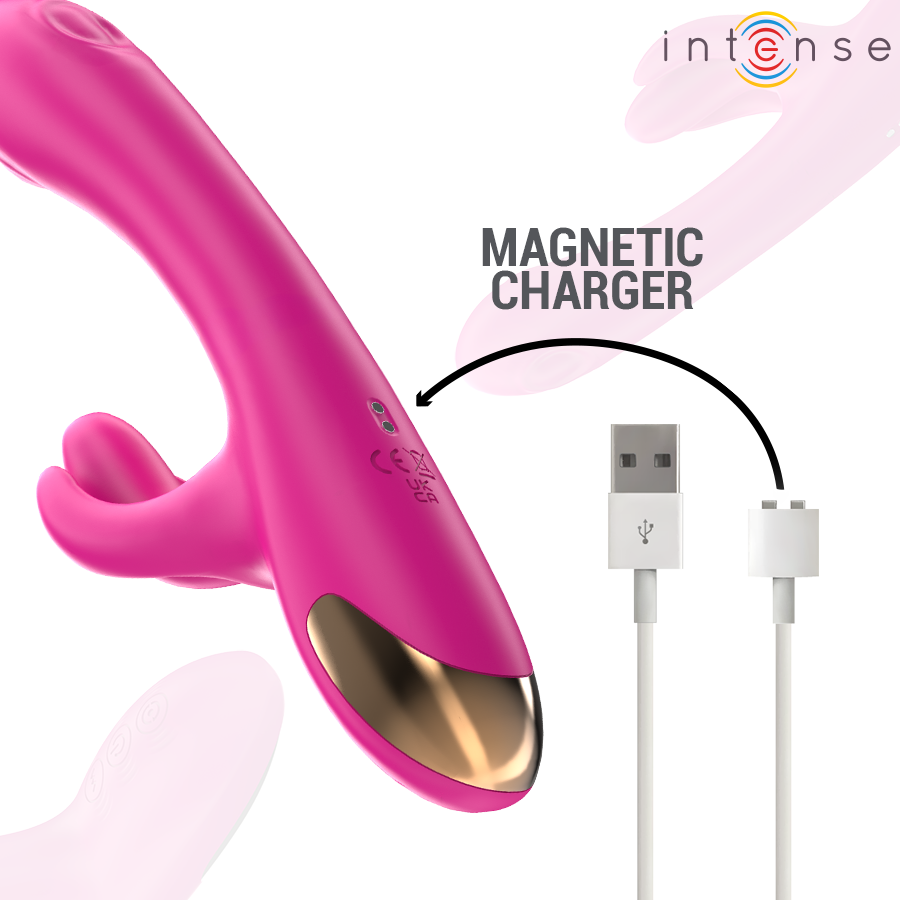 Vibromasseur lapin multifonction Britney 23 cm — INTENSE HIGH TECH