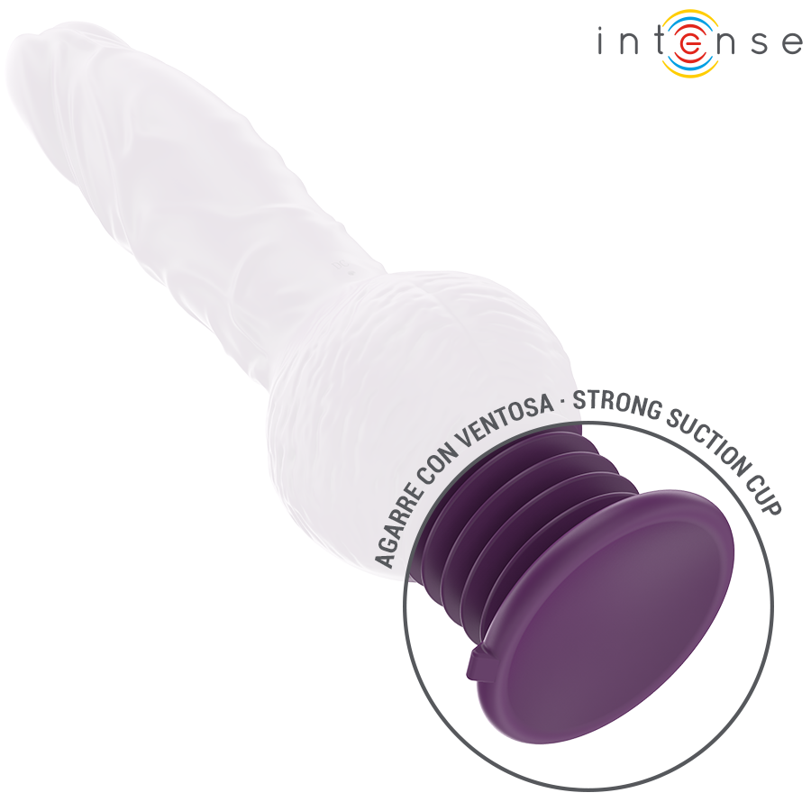 Vibromasseur multifonction Tatum avec mouvement up & down 24 cm — INTENSE HIGH TECH