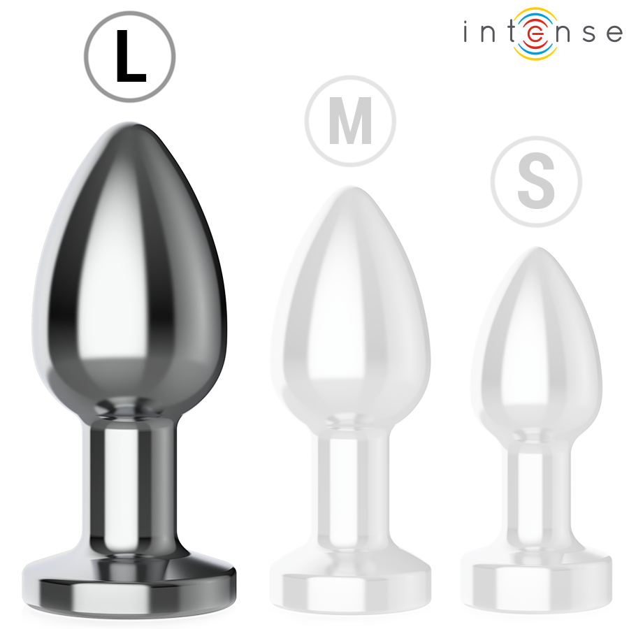Plug anal vibrant métal 10 modes avec télécommande taille L — INTENSE ANAL TOYS
