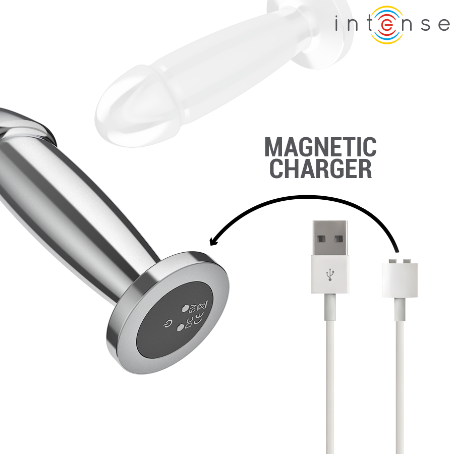 Plug anal vibrant en aluminium 10 modes avec télécommande — INTENSE ANAL TOYS