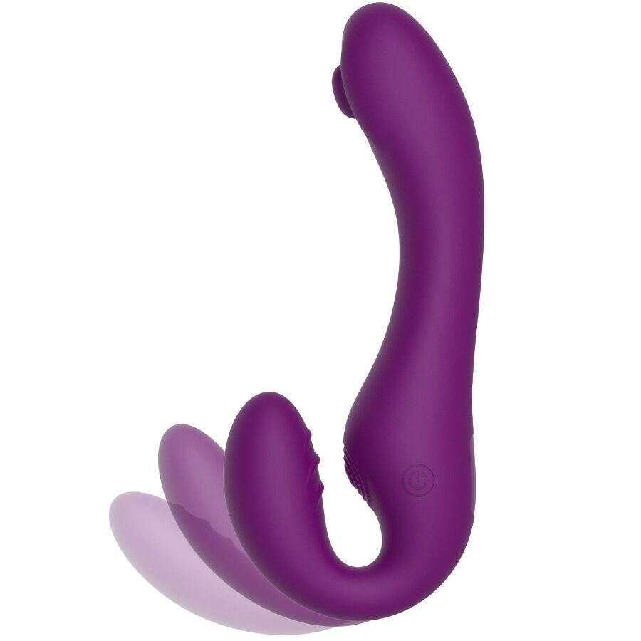 Vibrateur strapless 2-en-1 avec télécommande — XOCOON