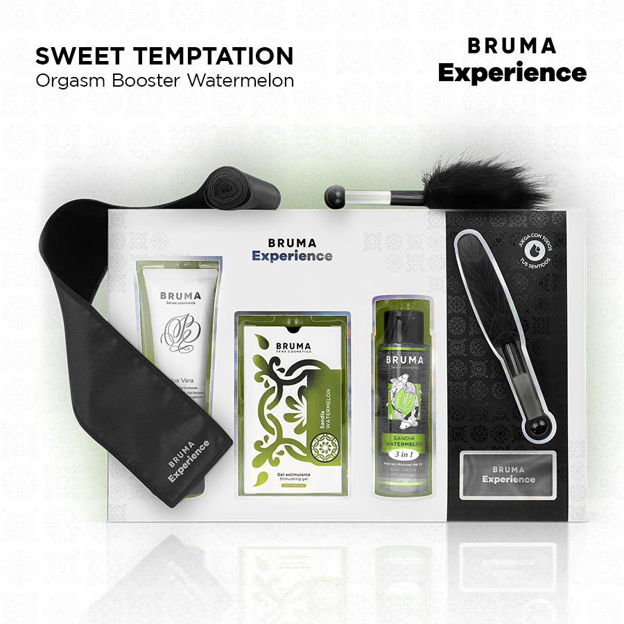 Kit tentation pastèque douce avec amplificateur d'orgasme — BRUMA