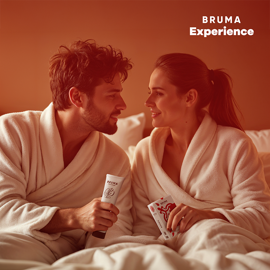 Coffret tentation fraise douce avec amplificateur d'orgasme — BRUMA