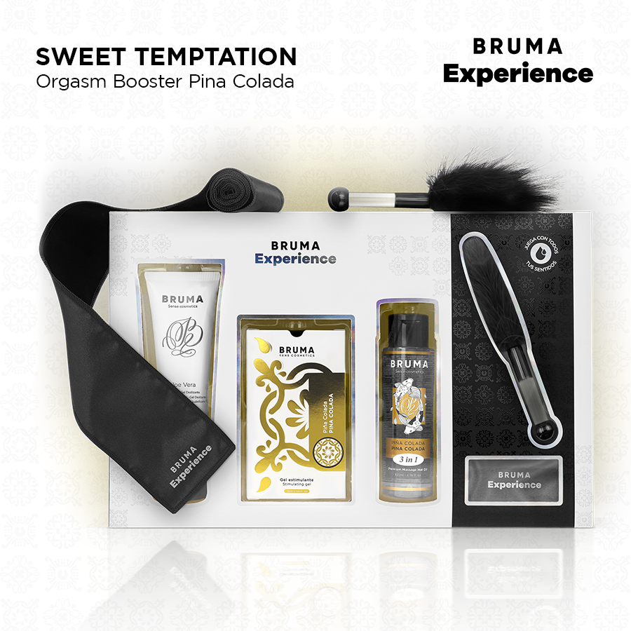 Coffret découverte tropical Pina Colada avec gel stimulant — BRUMA