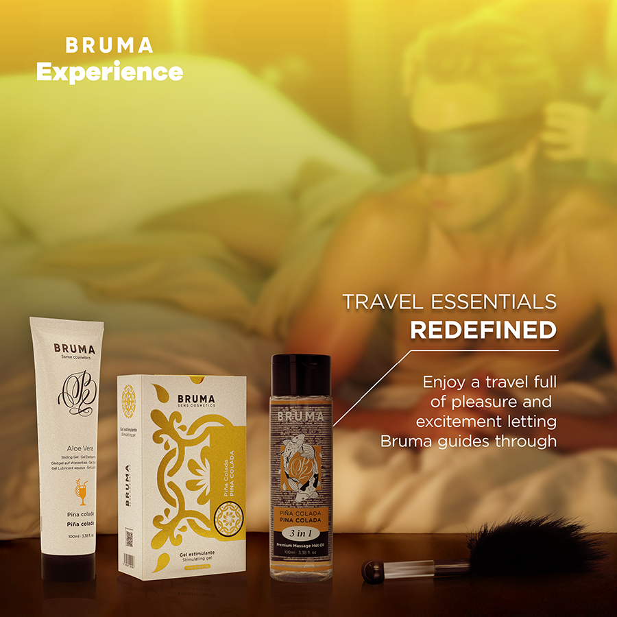 Coffret découverte tropical Pina Colada avec gel stimulant — BRUMA