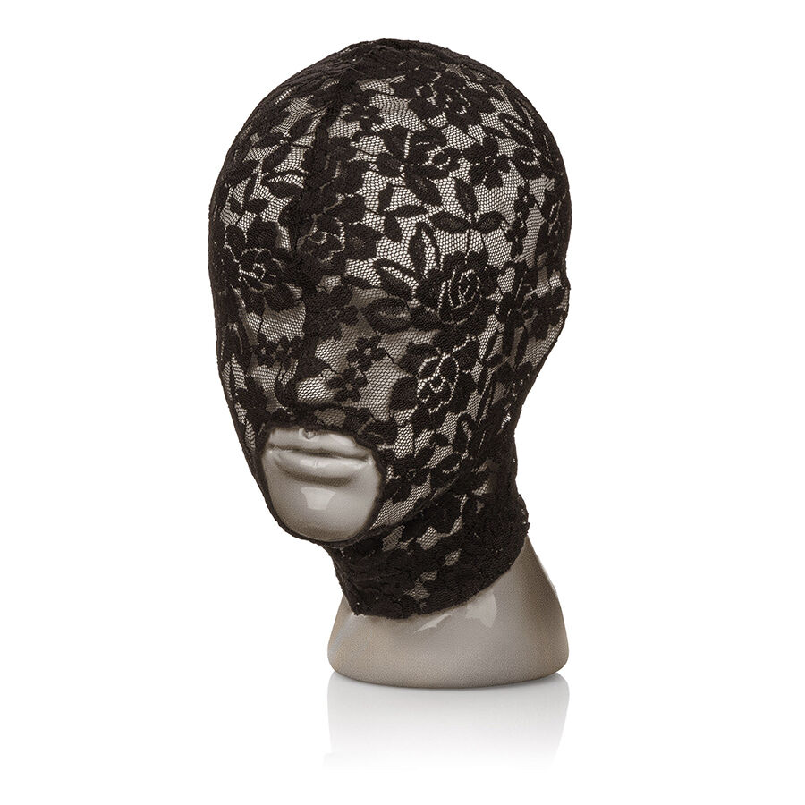 Cagoule en dentelle noire Scandal — CALEXOTICS