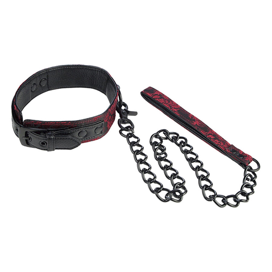 Collier de soumission réversible avec laisse et bracelet — CALEXOTICS