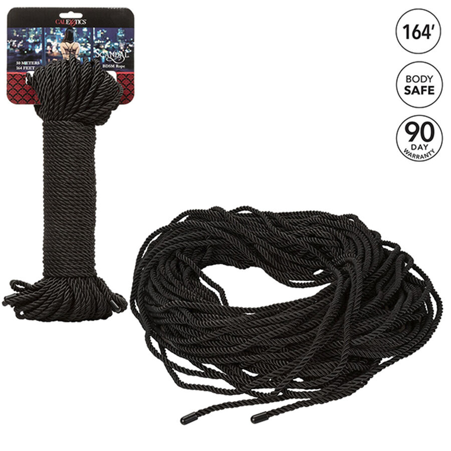Corde de bondage Shibari soyeuse 50 m — CALEXOTICS