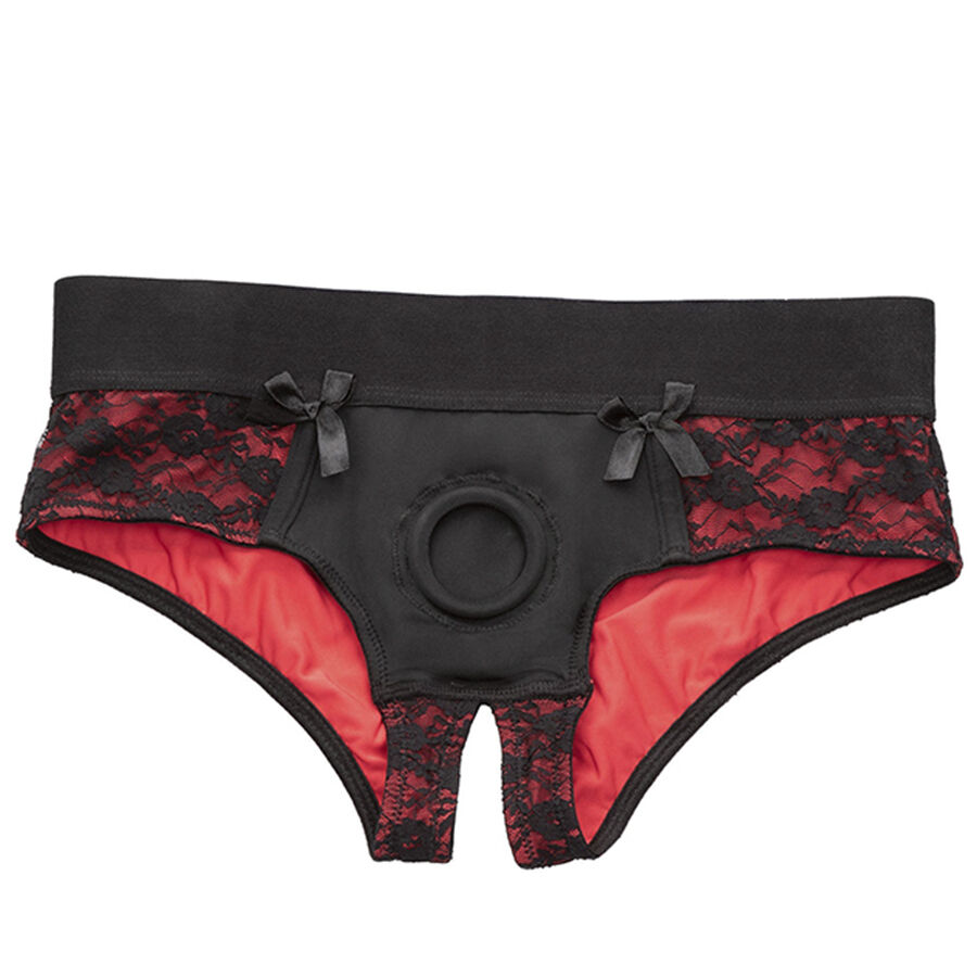 Ensemble culotte harnais ouverte avec gode — CALEXOTICS