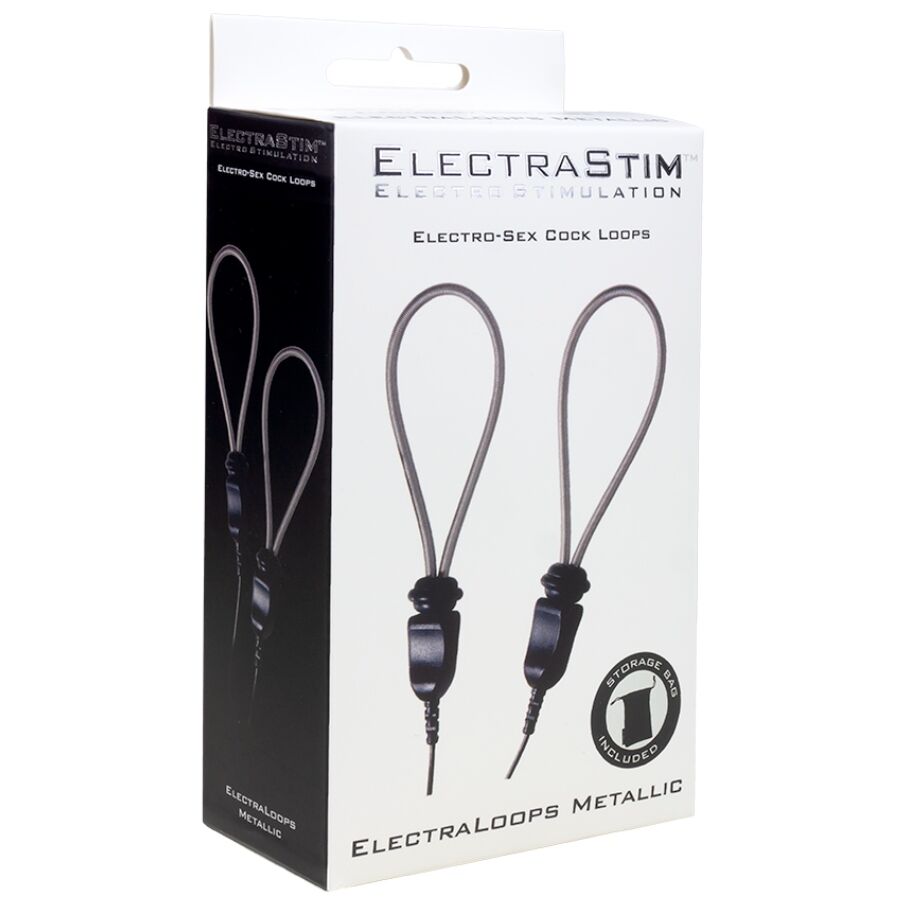 Anneaux péniens e-stim métalliques réglables — ELECTRASTIM