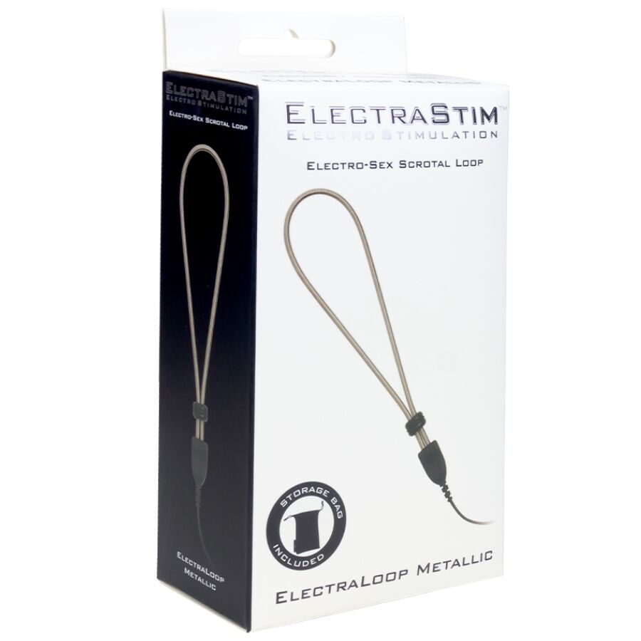 Boucle scrotale métallique réglable pour électrostimulation — ELECTRASTIM