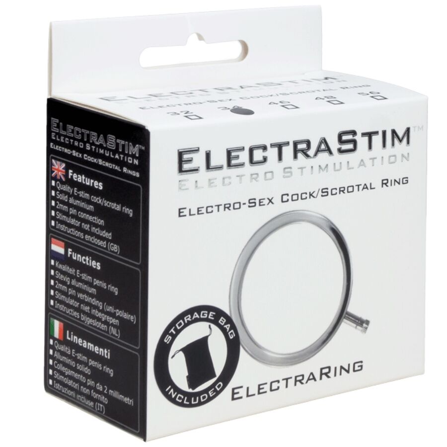 Anneau pénien électro en métal massif — ELECTRASTIM