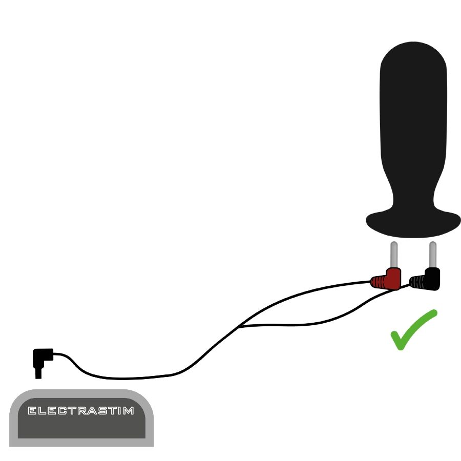 Câble de stimulation coudé à 90° — ELECTRASTIM