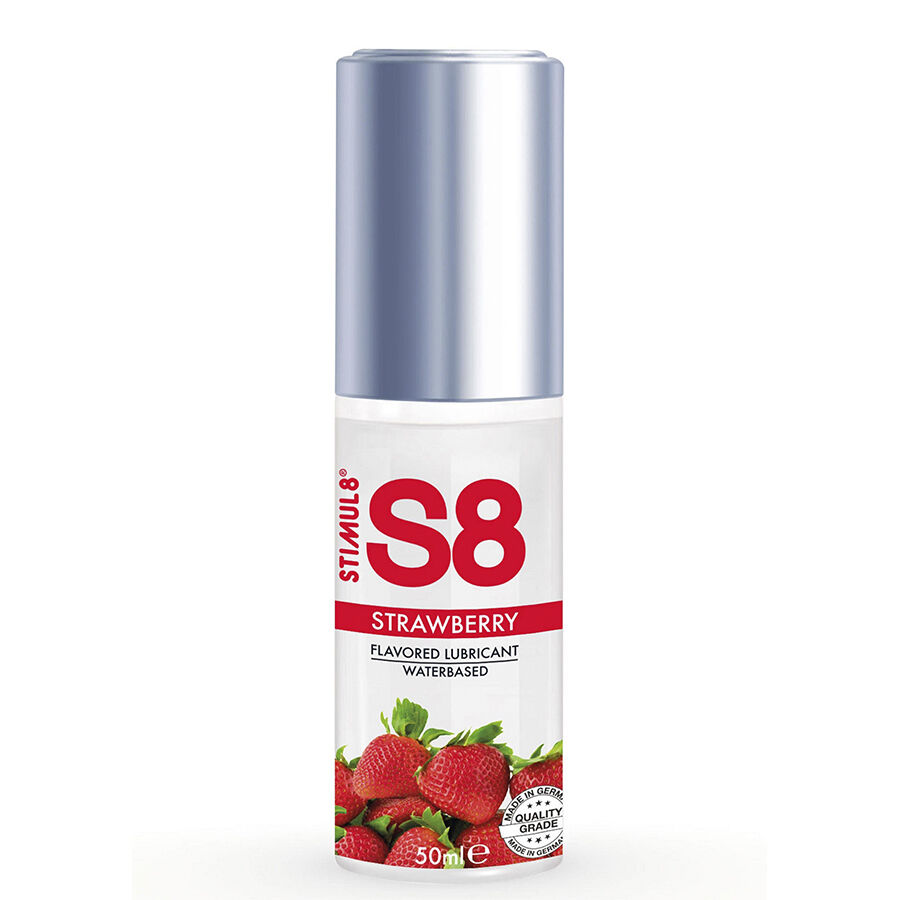 Lubrifiant à base d'eau aromatisé fraise — STIMUL8