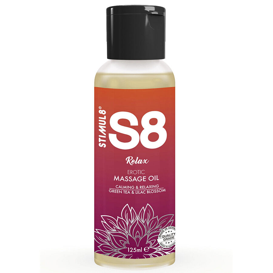 Huile de massage relaxante au thé vert — STIMUL8