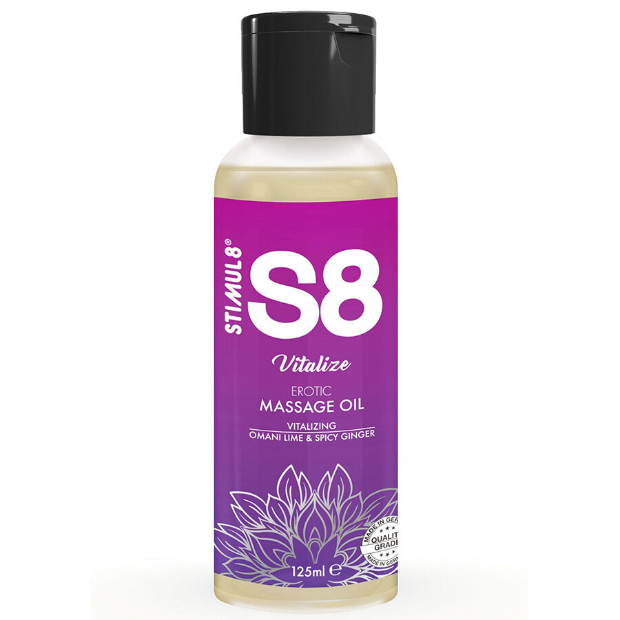 Huile de massage revitalisante au citron vert — STIMUL8