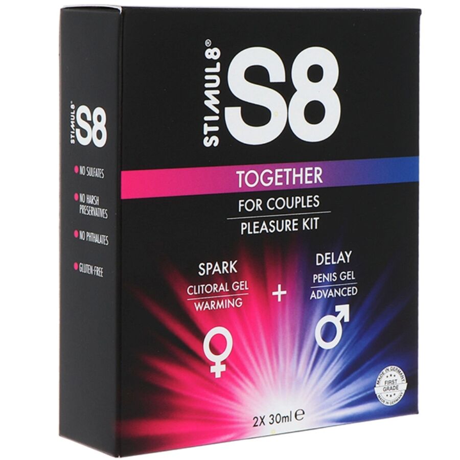 Coffret duo stimulant et retardateur pour couple — STIMUL8