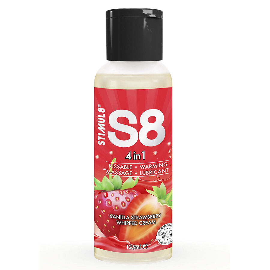 Lubrifiant gourmand fraise 4 en 1 — STIMUL8