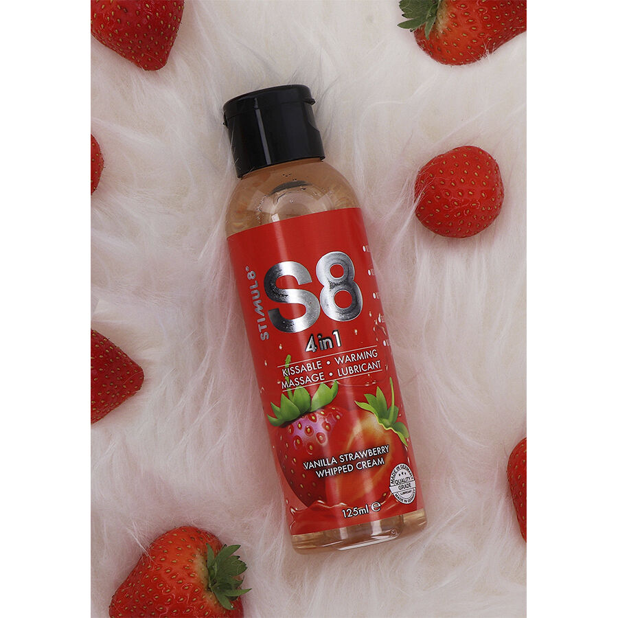 Lubrifiant gourmand fraise 4 en 1 — STIMUL8