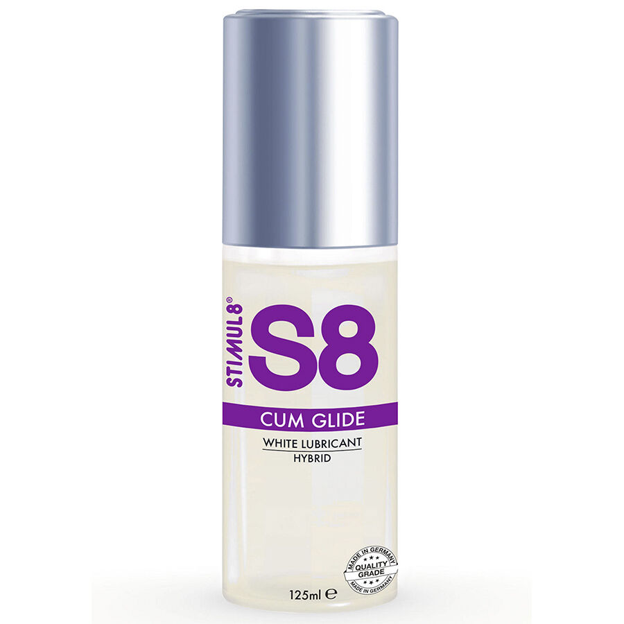 Lubrifiant hybride imitation sperme S8 Cum Glide 125 ml — STIMUL8