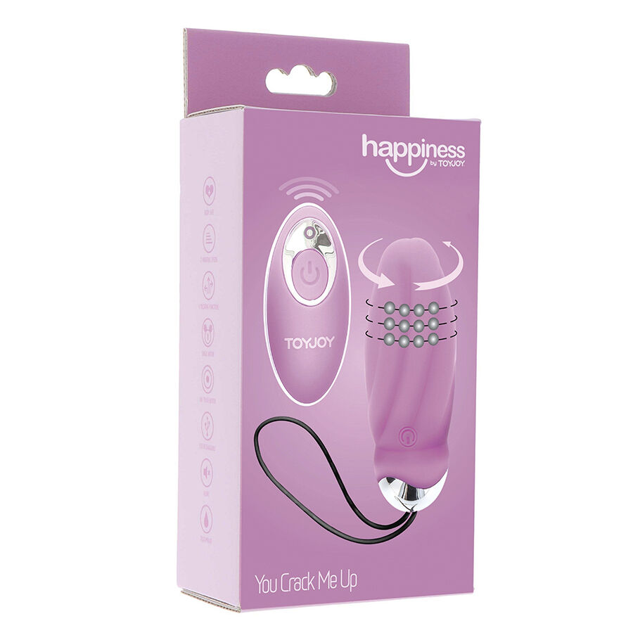 Œuf vibrant télécommandé aux perles rotatives — TOYJOY
