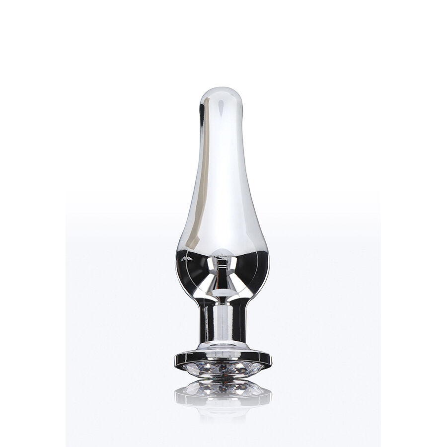 Plug anal bijou argenté fuselé — TOYJOY