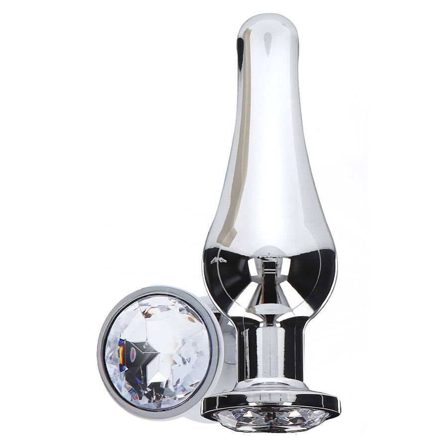 Plug anal moyen orné d'un bijou — TOYJOY