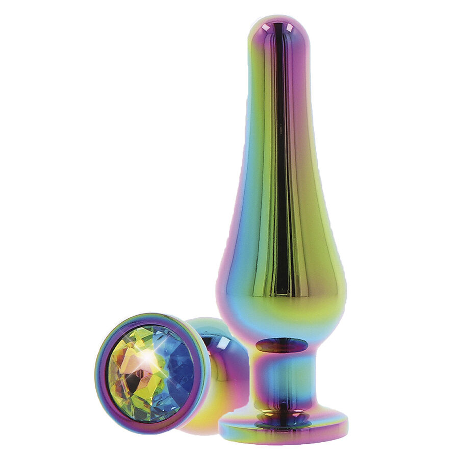 Plug anal arc-en-ciel en aluminium — TOYJOY