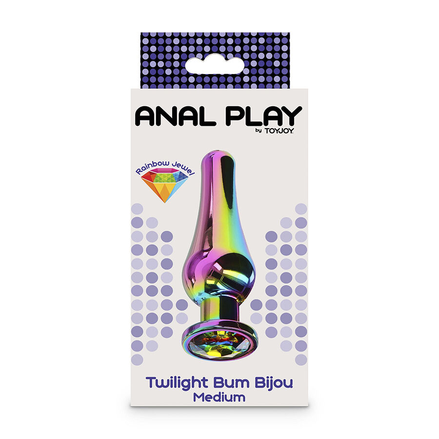 Plug anal arc-en-ciel en aluminium — TOYJOY