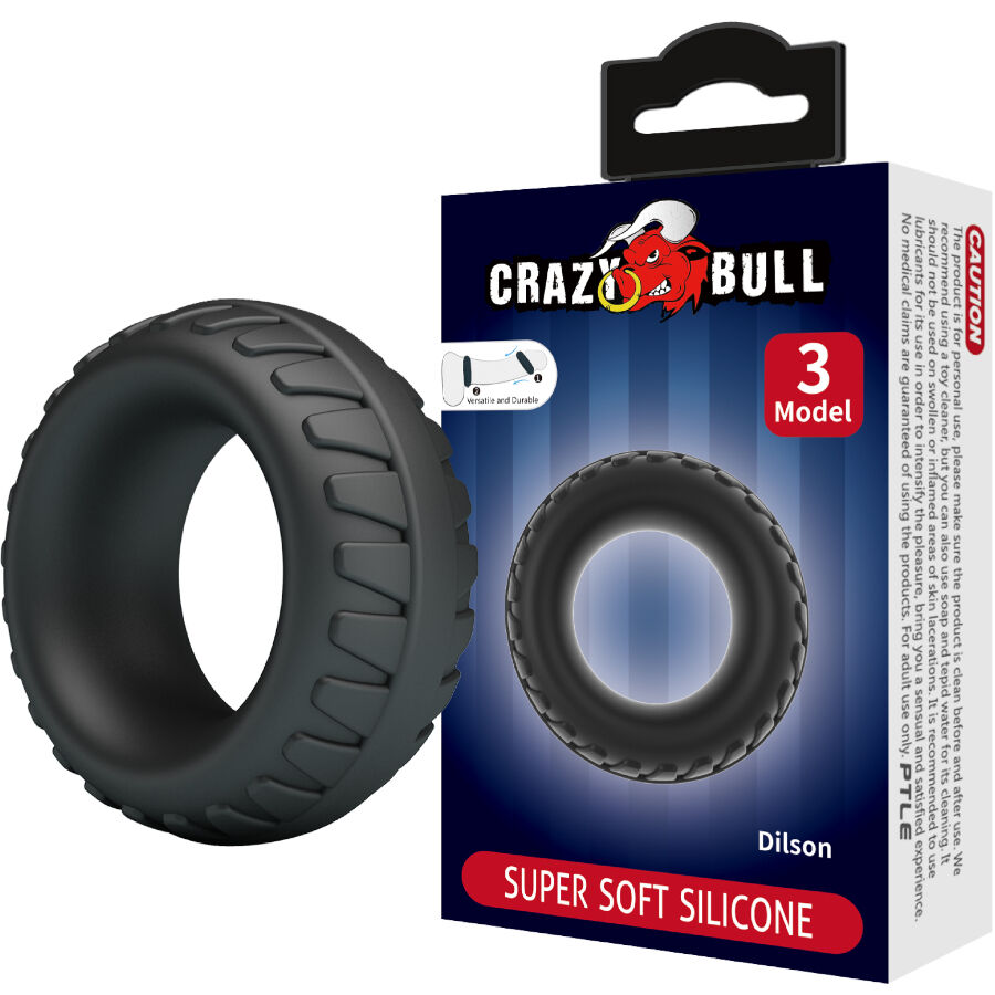 Bague en silicone ajustable Dilson Modèle 3 — CRAZY BULL