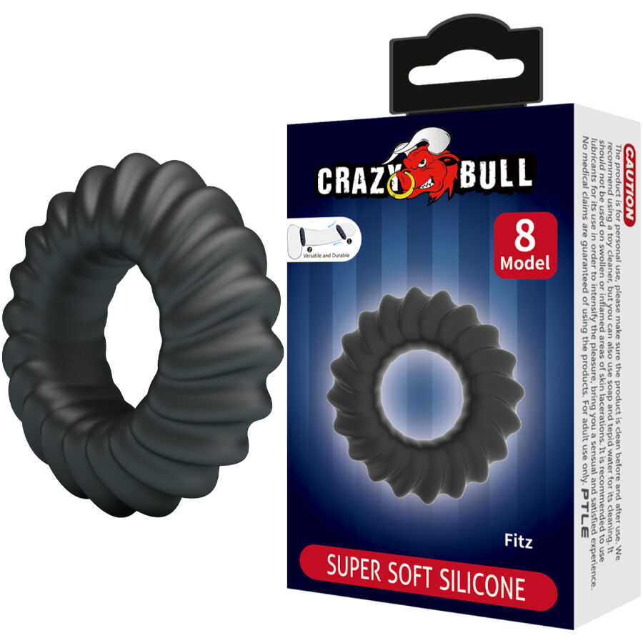 Anneau en silicone réglable Fitz Modèle 8 — CRAZY BULL