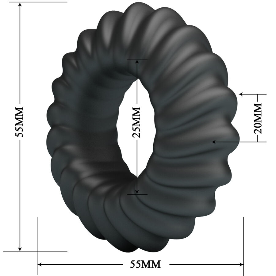 Anneau en silicone réglable Fitz Modèle 8 — CRAZY BULL