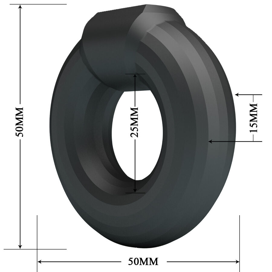 Anneau de maintien en silicone Kayke modèle 2 — Crazy Bull