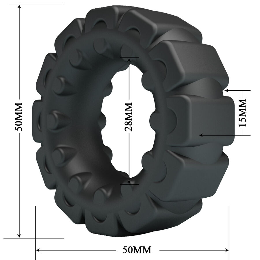 Bague en silicone ajustable Laiden Modèle 5 — CRAZY BULL
