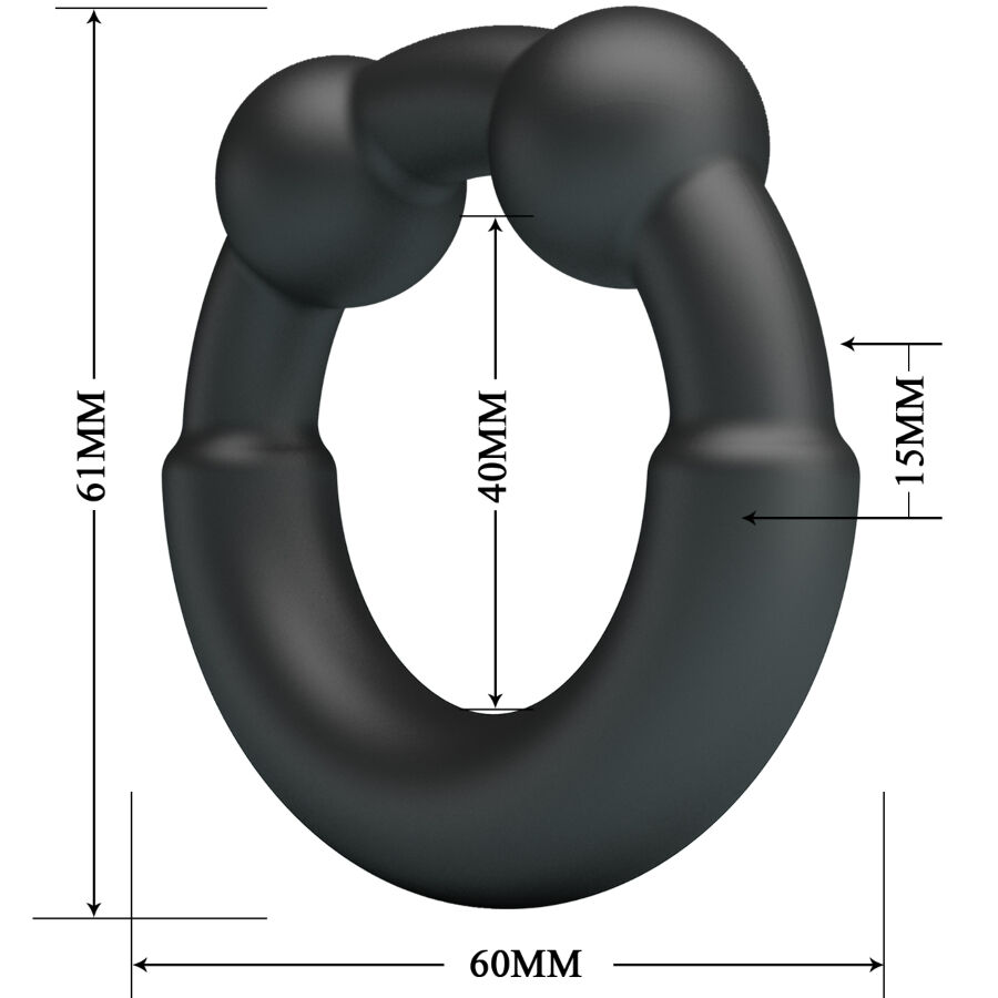 Bague en silicone réglable Meco modèle 15 — CRAZY BULL